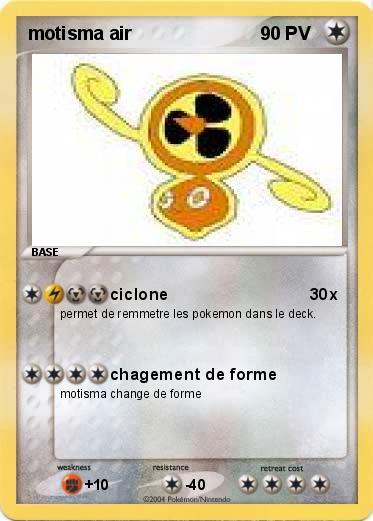 Pokemon motisma air