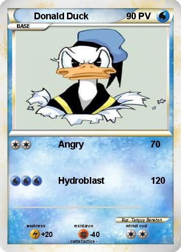 Pokemon Donald Duck