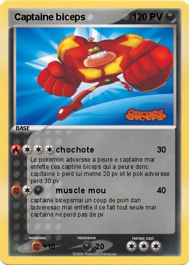 Pokemon Captaine biceps