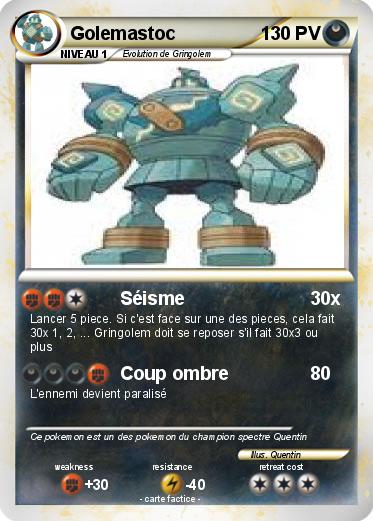 Pokemon Golemastoc