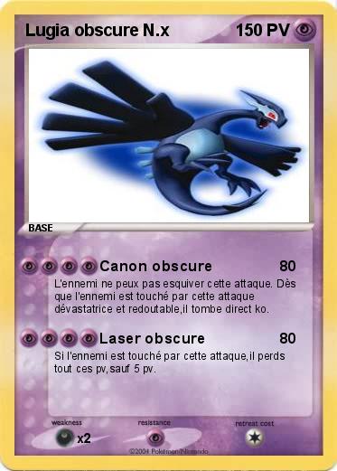 Pokemon Lugia obscure N.x