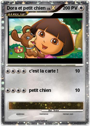 Pokemon Dora et petit chien