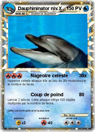 Pokemon Dauphininator niv.X
