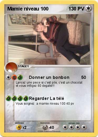 Pokemon Mamie niveau 100