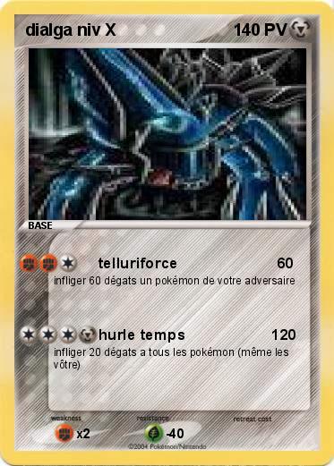 Pokemon dialga niv X                        