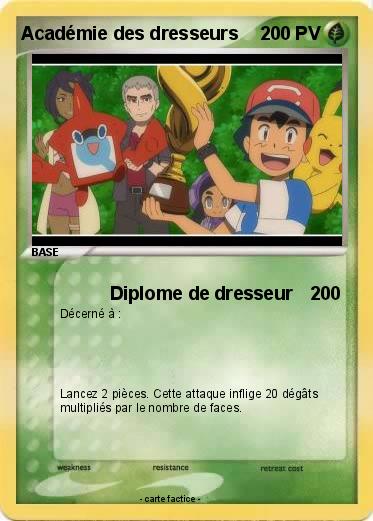 Pokemon Académie des dresseurs