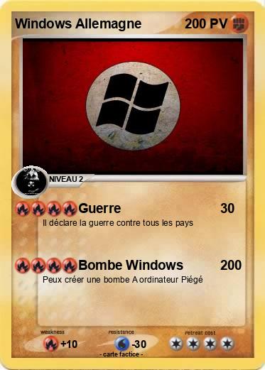 Pokemon Windows Allemagne