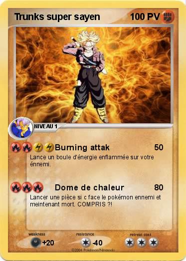 Pokemon Trunks super sayen