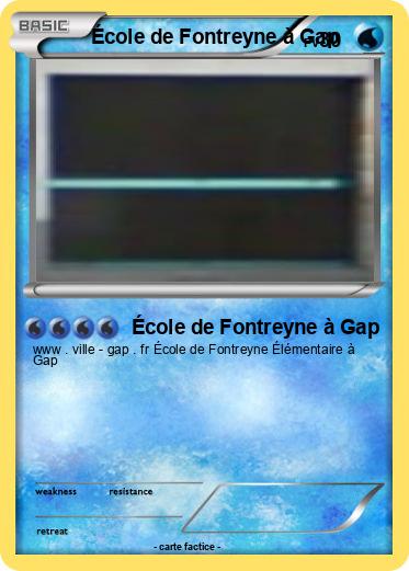 Pokemon École de Fontreyne à Gap