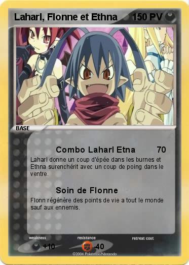 Pokemon Laharl, Flonne et Ethna