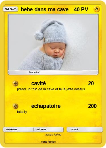 Pokemon bebe dans ma cave