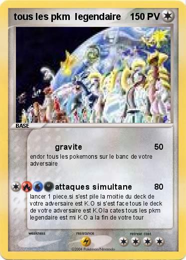 Pokemon tous les pkm  legendaire