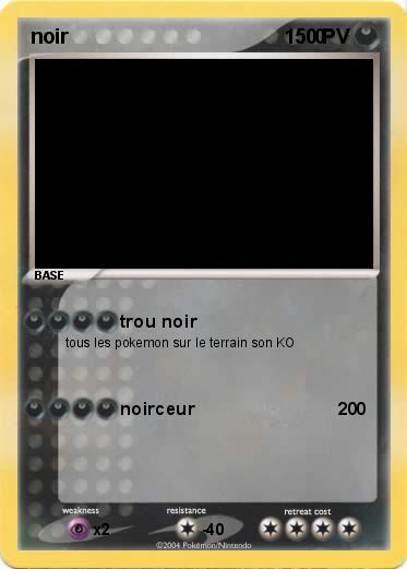 Pokemon noir                                            0