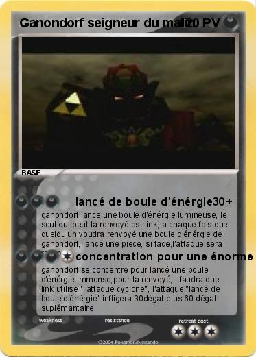 Pokemon Ganondorf seigneur du malin