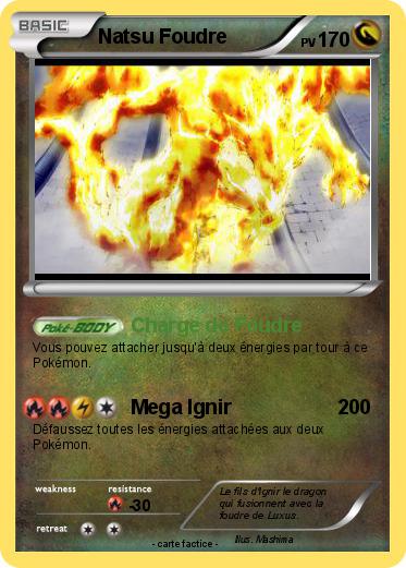 Pokemon Natsu Foudre