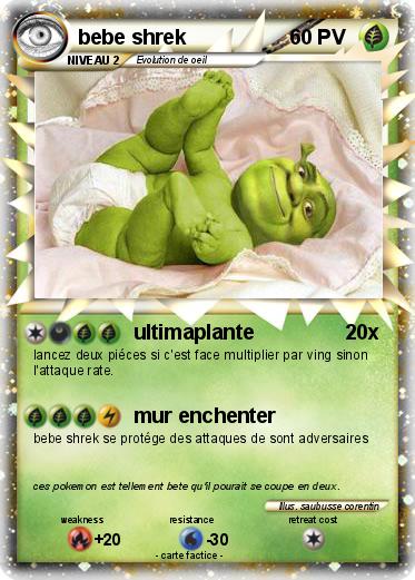 Pokemon bebe shrek