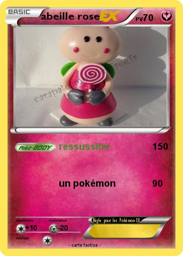 Pokemon abeille rose