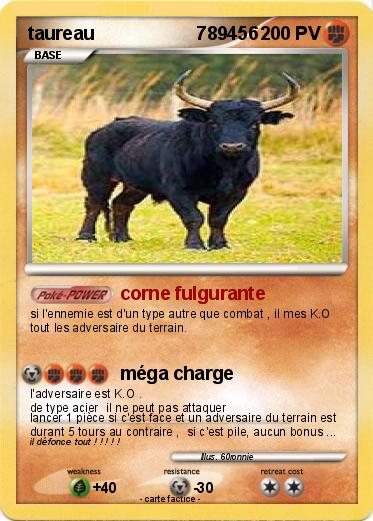 Pokemon taureau                    789456