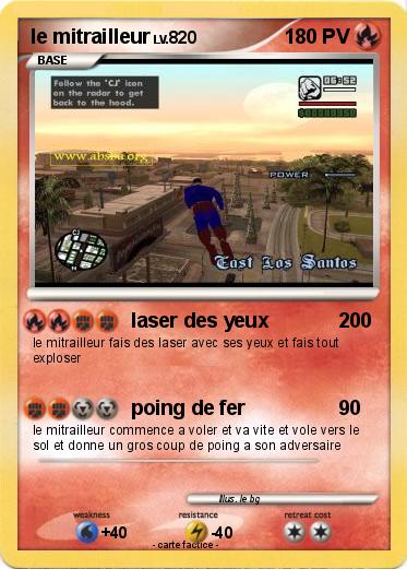 Pokemon le mitrailleur