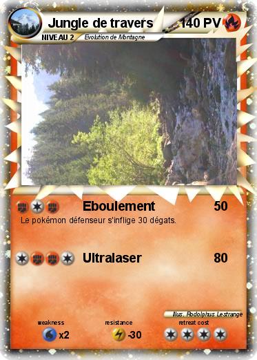 Pokemon Jungle de travers