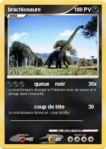 Pokemon brachiosaure