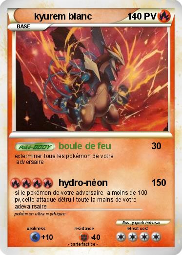 Pokemon kyurem blanc