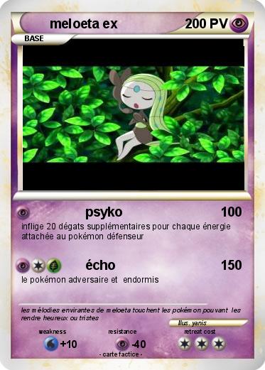 Pokemon meloeta ex