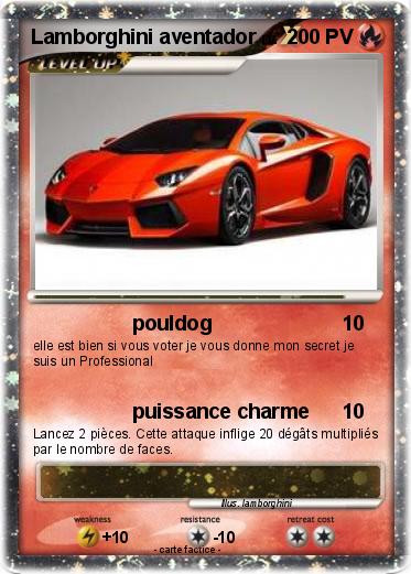 Pokemon Lamborghini aventador