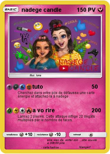 Pokemon nadege candle