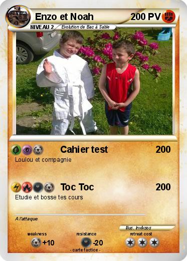 Pokemon Enzo et Noah