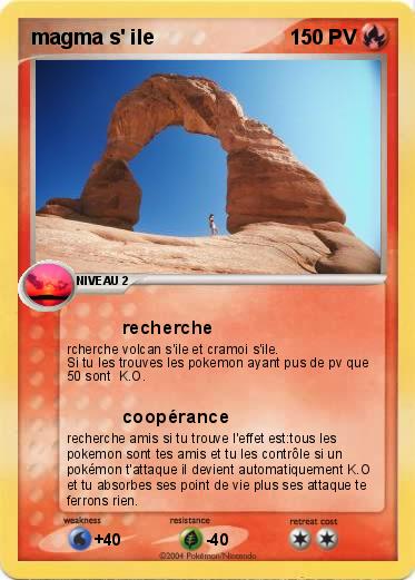 Pokemon magma s' ile