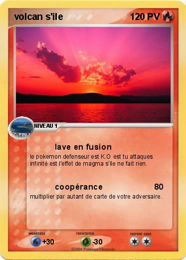 Pokemon volcan s'ile