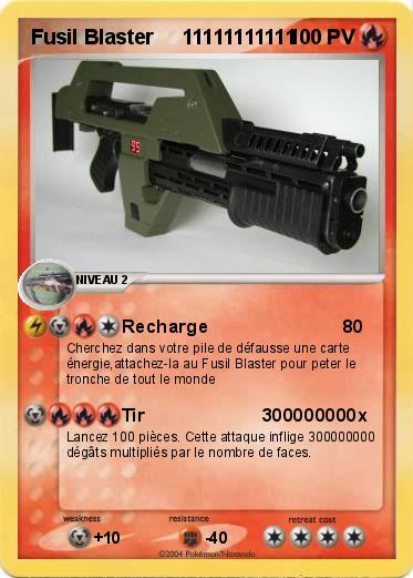 Pokemon Fusil Blaster     11111111111