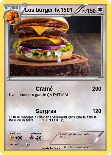 Pokemon Los burger lv.1501