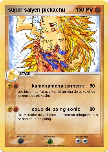 Pokemon super saiyen pickachu