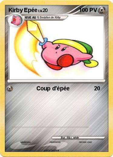 Pokemon Kirby Epée