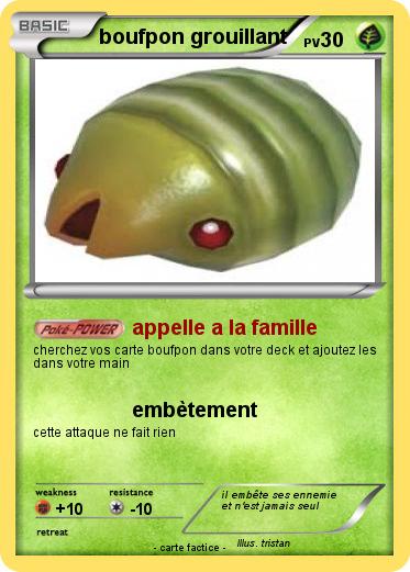 Pokemon boufpon grouillant