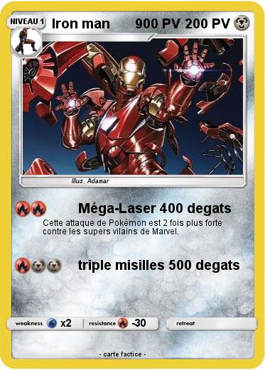 Pokemon Iron man       900 PV