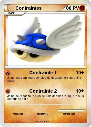 Pokemon Contraintes