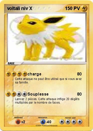 Pokemon voltali niv X
