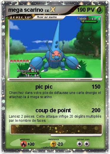 Pokemon mega scarino