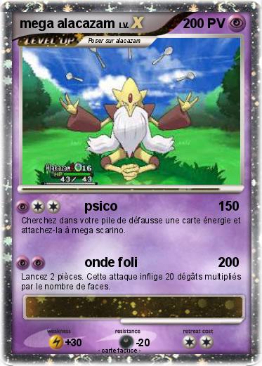 Pokemon mega alacazam