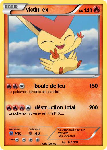 Pokemon victini ex