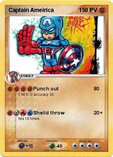 Pokemon Captain Ameirica