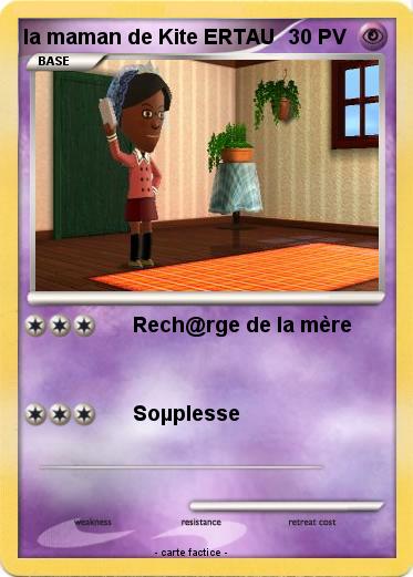 Pokemon la maman de Kite ERTAU