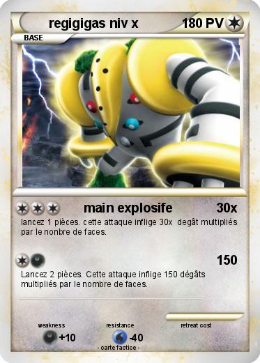 Pokemon regigigas niv x