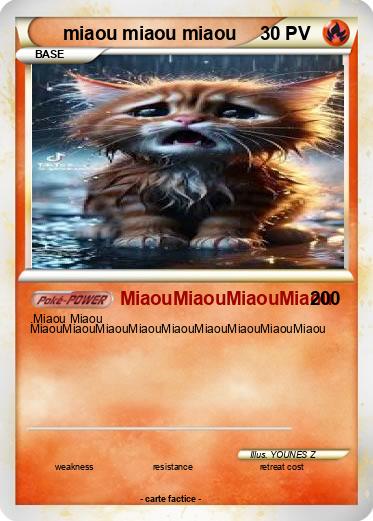 Pokemon miaou miaou miaou