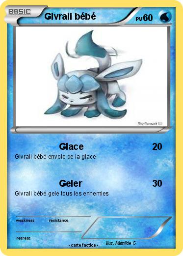 Pokemon Givrali bébé