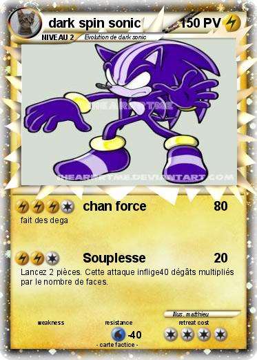 Pokemon dark spin sonic