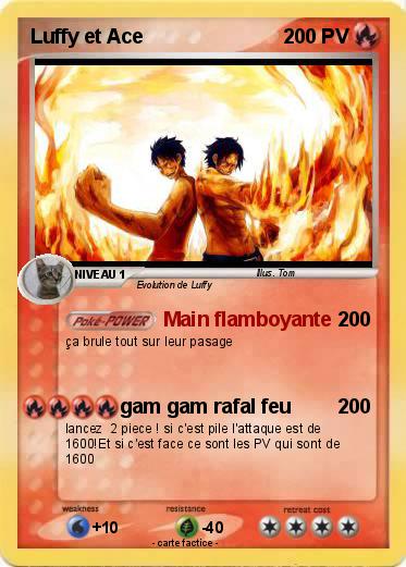 Pokemon Luffy et Ace